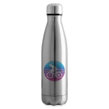 Cyclisme de route Vélo de route Vélo de route pour femmes - Bouteille isotherme - argent clair - Droite
