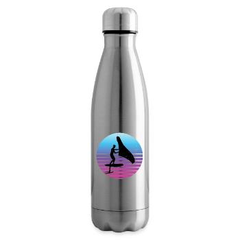 Wingsurf Hydrofoil Wingsurf Wingfoil Foilwing - Bouteille isotherme - argent clair - Droite