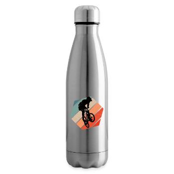 Bike bmx cycling men bmx bike bmx boys - Insulated Water Bottle - silver - Right