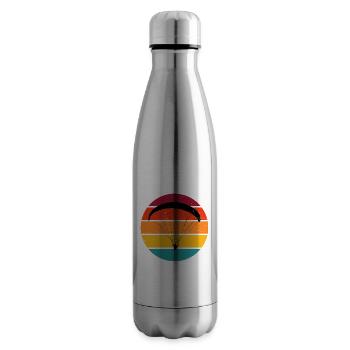 Paragliding Paragliding Men Women Paragliding - Insulated Water Bottle - silver - Right
