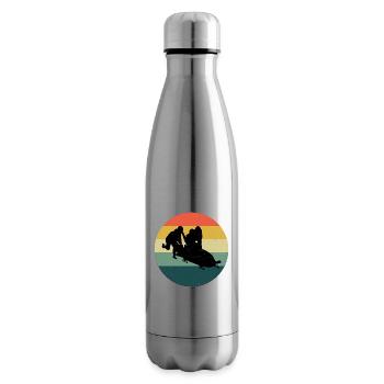 Men's Bobsleigh Run Women's Bob Bob Two-man Bob - Insulated Water Bottle - silver - Right