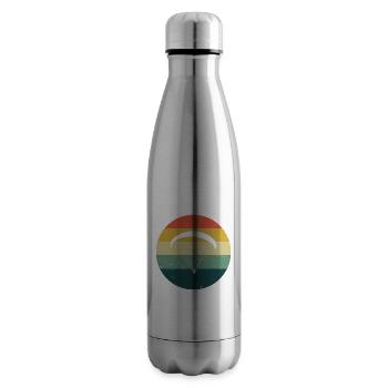 Paragliding Paragliding Paraglider Women - Insulated Water Bottle - silver - Right