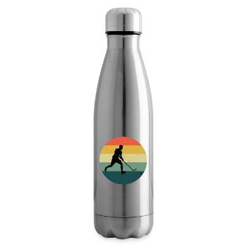 Innebandy Homme Floorball Floorball Floorball Spie - Bouteille isotherme - argent clair - Droite