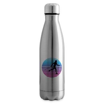 Damen Herren Walker Nordic Walker Walken Walking - Isolierflasche - Lightsilver - Rechts