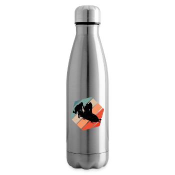 Bobsport Bob Damen Zweierbob Herren Bob fahren - Isolierflasche - Lightsilver - Rechts