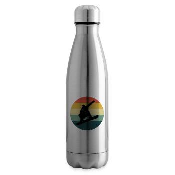 Herren Snowboarding Damen Snowboarder Snowboard - Isolierflasche - Lightsilver - Rechts
