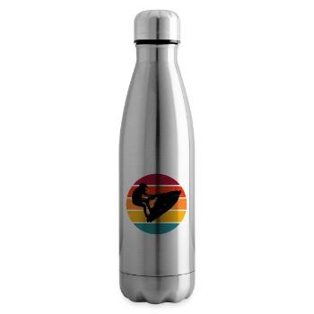 Jet Ski Women Men Jetskiing Water Sports Jetski f - Insulated Water Bottle - silver - Right