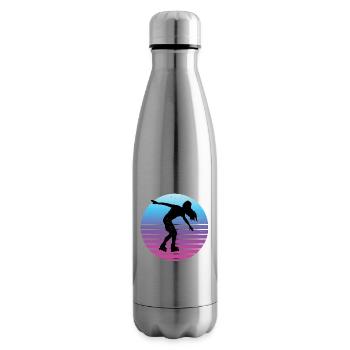 Roller Skating Women Roller Skating Skate Men - Insulated Water Bottle - silver - Right