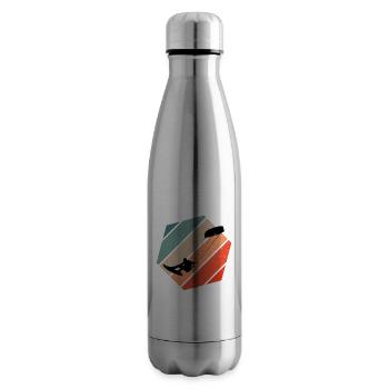 Kitesurfing Kitesurfer Kitesurfer Women - Insulated Water Bottle - silver - Right