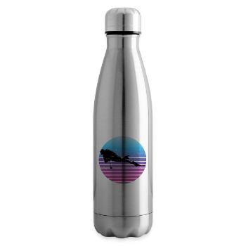 Plongeur Plongeur Hommes Femmes Plongeurs - Bouteille isotherme - argent clair - Droite