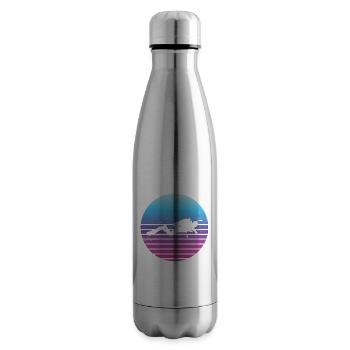 Free Dive Scuba Diver Scuba Diving Men - Bouteille isotherme - argent clair - Droite