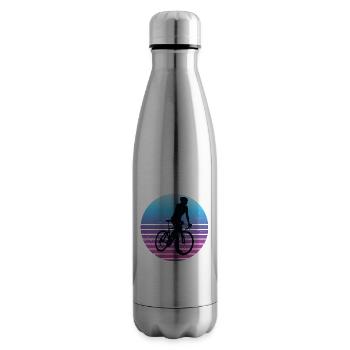Vélo de route pour femmes Vélo de route Vélo de route - Bouteille isotherme - argent clair - Droite