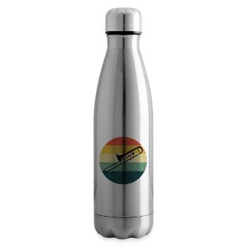 Trombone Blechbläser Herren Posaunist Jazz Posaune - Isolierflasche - Lightsilver - Rechts