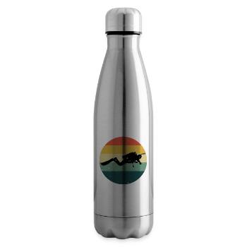 Scuba Diving Scuba Diver Diver Diver - Insulated Water Bottle - silver - Right