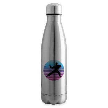 Wushu Herren Damen Kampfsport Kung Fu Kungfu - Isolierflasche - Lightsilver - Rechts