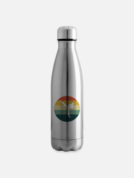 Kickboxing Kickboxer Kickboxing Women - Insulated Water Bottle - silver