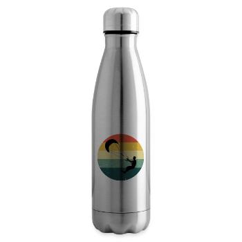 Men's Women Kitesurfing Kitesurfing Kite - Insulated Water Bottle - silver - Right
