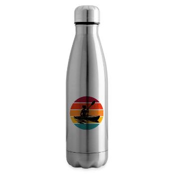 Canoë Kayak Hommes Kayak Kayak Femme - Bouteille isotherme - argent clair - Droite