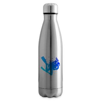 Free Dive Diver Scuba Taucher Damen Scuba Diver - Isolierflasche - Lightsilver - Rechts