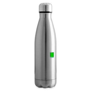 Pfefferminz Likör Pfeffi Vatertag Sauf - Isolierflasche - Lightsilver - Rechts