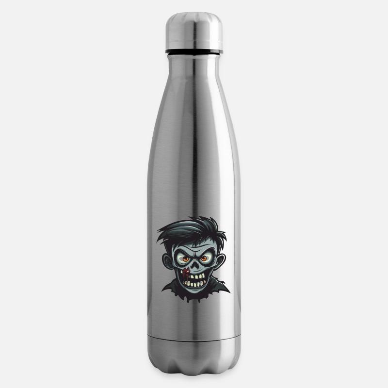 Zombie Halloween Comic - Isolierflasche - Lightsilver