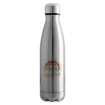 Millésime Novembre 2019 Cadeau Rétro Novembre 2019 - Bouteille isotherme - argent clair - Droite
