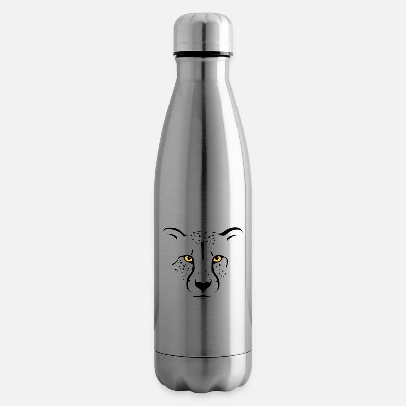 Gepard Umriss - Isolierflasche - Lightsilver