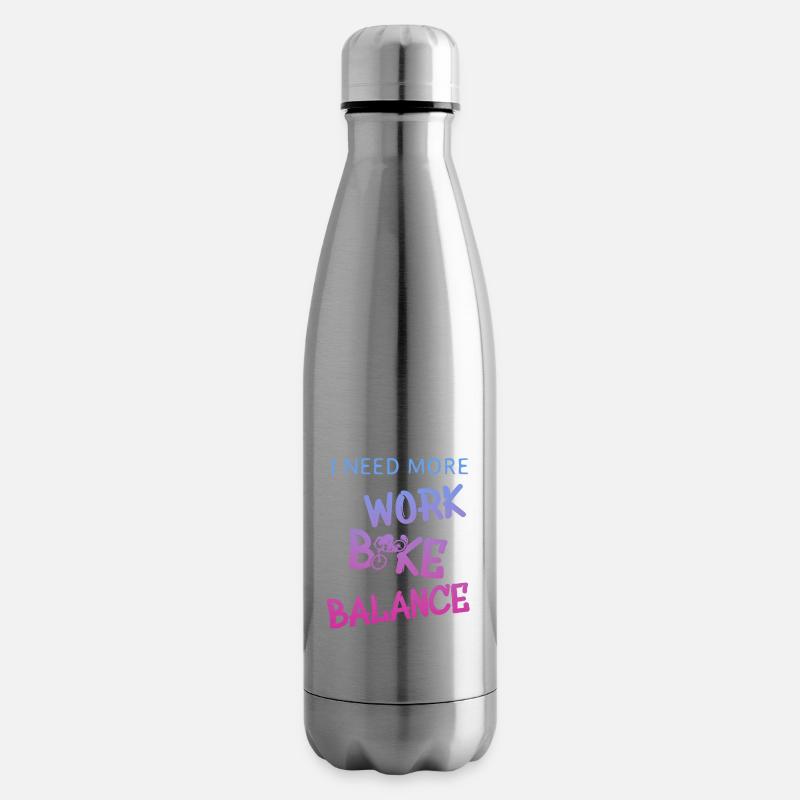 Biken Downhill - Isolierflasche - Lightsilver