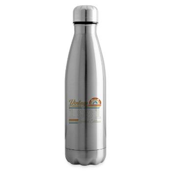 44 Years Birthday | Vintage 1981 Gift 1981 - Insulated Water Bottle - silver - Right