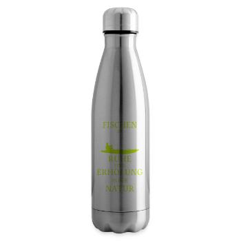 Fischen Ruhe Erholung - Isolierflasche - Lightsilver - Rechts