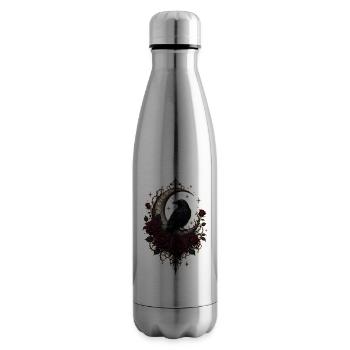 Dark Romantic Raven Moon - Isolierflasche - Lightsilver - Rechts