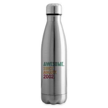 August 2002 - 20th birthday gift. Awesome. - Insulated Water Bottle - silver - Right