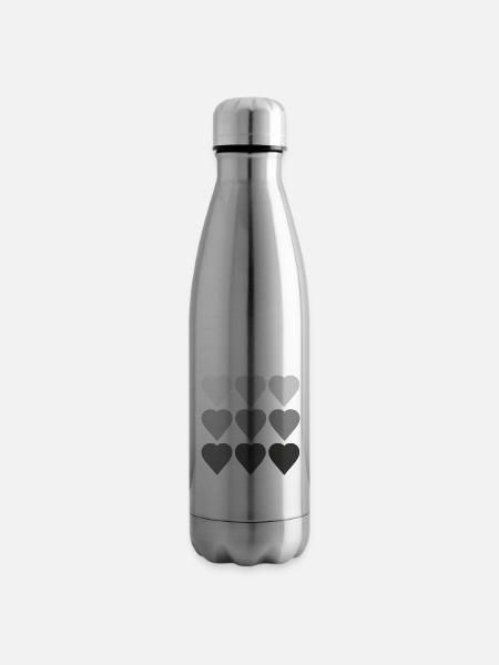 Herzlinie - Isolierflasche - Lightsilver
