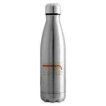 Januar 1982 Jahrgang Geburtstag 1982, Jahrgang 1982 - Isolierflasche - Lightsilver - Rechts