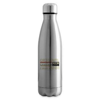 August 2001 - Born August 2001 Built August 2001 - Insulated Water Bottle - silver - Right
