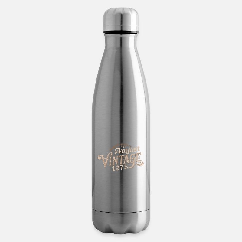 Geschenk August 1975 Geburtstag August 1975 August - Isolierflasche - Lightsilver