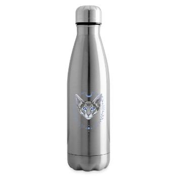 Jayfeather Häherfeder Graue Katze Kranz Magie - Isolierflasche - Lightsilver - Rechts