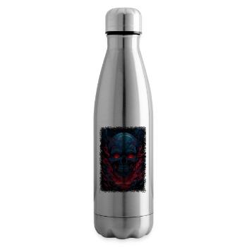 skateboarding joke skeleton birthday present - Isolierflasche - Lightsilver - Rechts