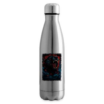 Idée cadeau Une blague de Noël sur la loutre Otter Lover Lover - Bouteille isotherme - argent clair - Droite