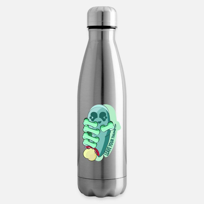 POUCE - Bouteille isotherme - argent clair