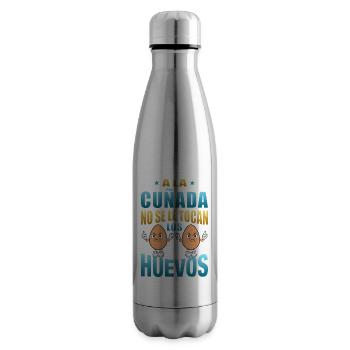 Die Schwägerin rührt ihre Eier nicht an - Isolierflasche - Lightsilver - Rechts