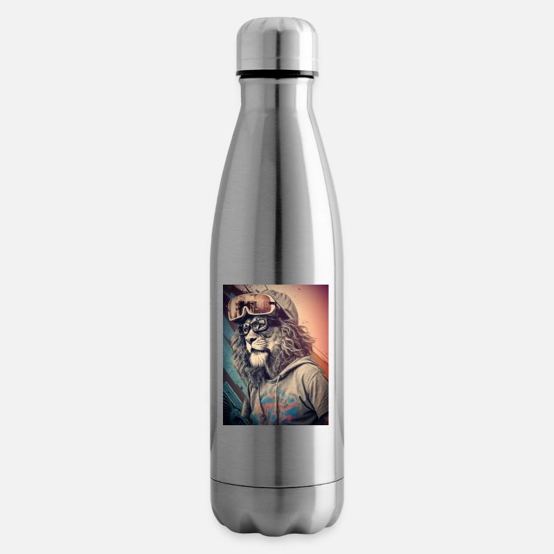 animal style - Bouteille isotherme - argent clair