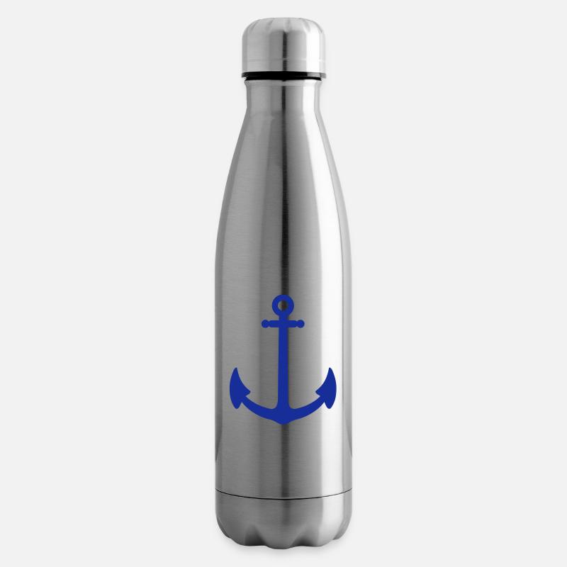anchor - Insulated Water Bottle - silver