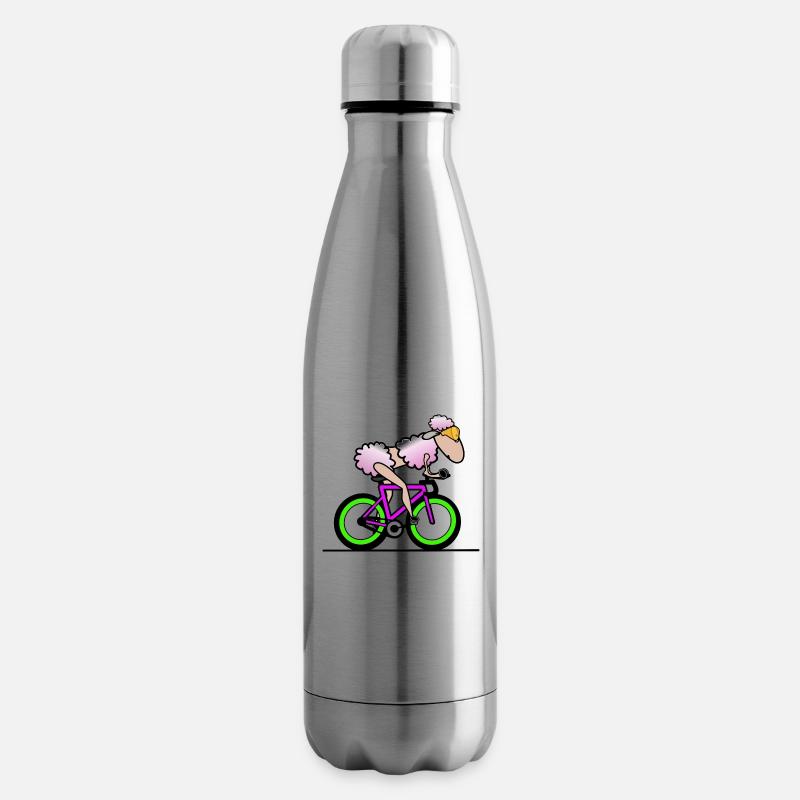 Triathlon Triathlète Moutons - Bouteille isotherme - argent clair