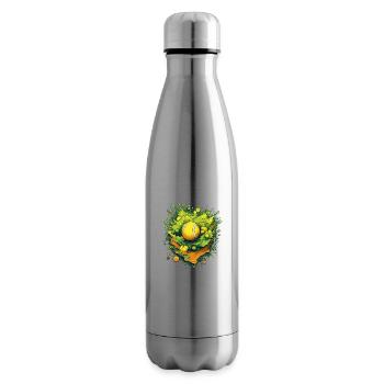 Tennis ball - Insulated Water Bottle - silver - Right