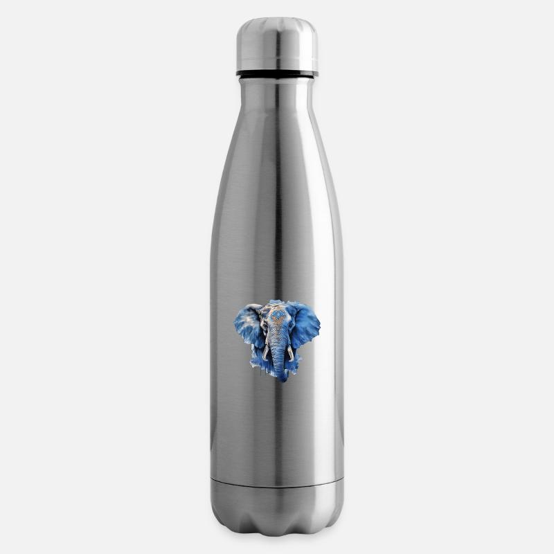 Elefant - Isolierflasche - Lightsilver