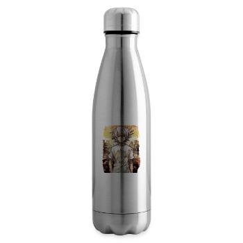 Anime Boy - Insulated Water Bottle - silver - Right