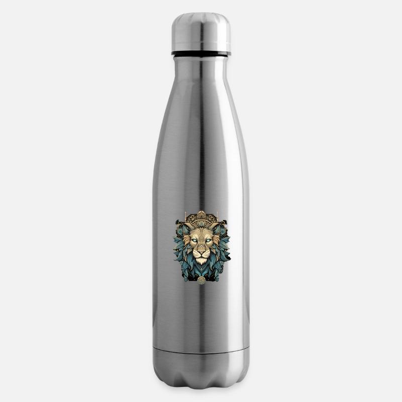Löwe - Isolierflasche - Lightsilver