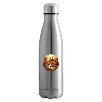 Herbstliche Landschaft - Isolierflasche - Lightsilver - Rechts