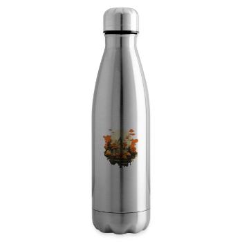 Herbstliche Landschaft - Isolierflasche - Lightsilver - Rechts